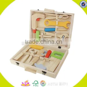 Wholesale Educational Kids Wooden Assemble Tools Box Toy Brain Training Children Wooden Assemble Tools Box Toy W03D018 thumbnail-2