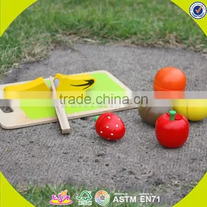 Wholesale Baby Wooden Cutting Fruit Toy, DIY Kids Wooden Cutting Fruit Toy, Role Play Wooden Cutting Fruit Toy W10B112 thumbnail-6