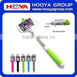 Foldable Portable Bluetooth Selfie Stick Mini Extendable Wireless Monopod Handheld Self Portrait With Remote Shutter Function thumbnail-1