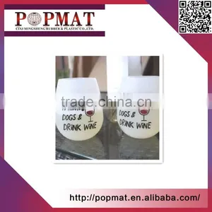 Custom Logo Foldable Silicone Wine Glasses thumbnail-4