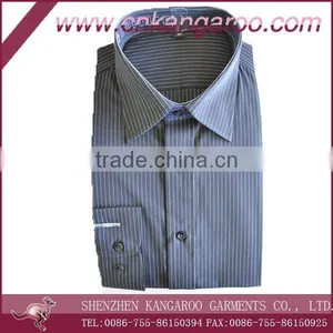 Cutaway Collar Striped Elegant Design Customized Mens Formal Shirts thumbnail-1