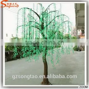 Factory Wholesale Artificial Weeping Led Lighted Willow Tree For Decoration thumbnail-4