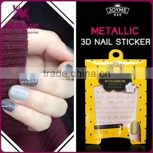 New Air 2017 Wholesale Metallic Nail Stickers,gold Color Nail Sticker,metal Style Nail Sticker thumbnail-6