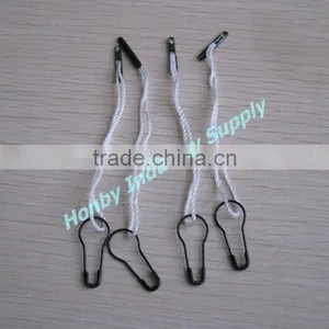 2017 Fashion Custom Black Pear Safety Pin Hang Tag Rope thumbnail-1