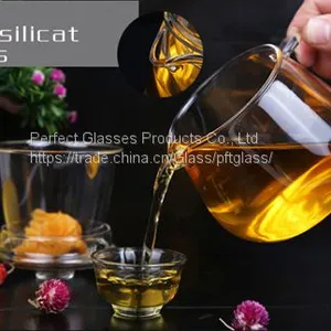 Strong Glass Tea Set Glass Coffee Set Hot Water Glassware Wholesale Glass Teaset thumbnail-2