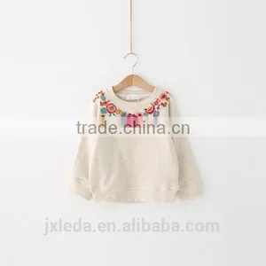 Girls Fashion Shirts Embroidery Pullover Designs Sweater thumbnail-2