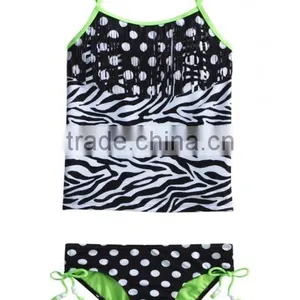 Girls Nylon/spandex Floral AOP Swimsuit thumbnail-2