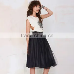 MGOO New Arrival Design Fashion Black Tutu Skirt For Women Voile Bell Ball Gown Skirts 15145B088 thumbnail-2