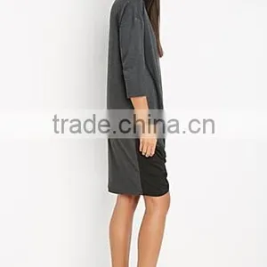 Kink Irregular Patchwork Cocoon Shape Dress thumbnail-3