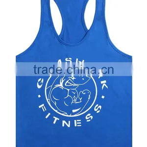 2016 Cotton Fitness Clothes Gym Bodybuilding Tank Top Men Sleeveless Sport Tops Casual Golds Gym Vest Brand Tracksuits Men thumbnail-5