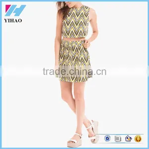 Chinese Women's Fashion Clothing Manufacturers Printed Sexy Shift Dresses thumbnail-1