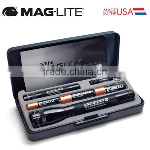 USA Made Mag-Lite Combo Pack Flashlight - Features M2A and K3A Flashlights in a Gift Box and Comes With Your Logo thumbnail-1