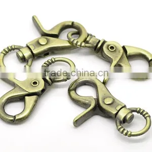 Antique Bronze Lobster Swivel Clasps for Key Rings ,Hottest thumbnail-1