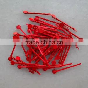 Nickel Free Red Hair Bobby Clip With Pad thumbnail-1