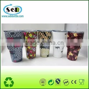 BPA FREE Hot Selling Double Wall Stainless Steel Tumbler thumbnail-4