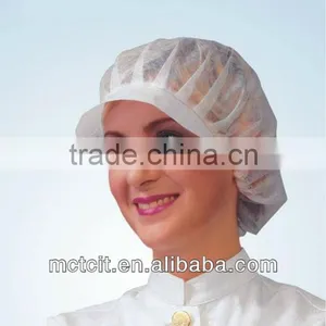 Comfortable Disposable PP Non-woven Peaked Bouffant Airy Cap thumbnail-2
