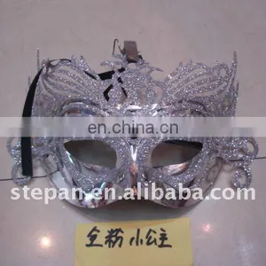 Gold Lace Mask, Gold Crown Mask For Kids/Adults TZ-B01 thumbnail-1