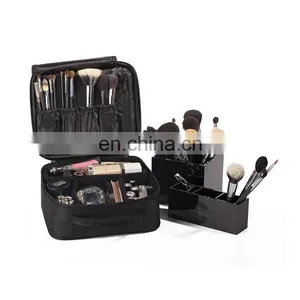 Portable Travel Makeup Bag Makeup Case Mini Makeup Train Case thumbnail-1