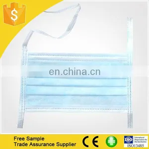 Blue Face Mask With Tie on thumbnail-1
