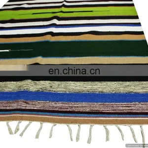 Woolen Rugs Ethnic Home Decor Dariya Bohemian Decorative Carpet Yoga Mat Throw thumbnail-2