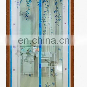 JiLi Newest Design of Anti Mosquito Magnetic Curtain Automatic Closing Door Screen With Fashion Print and 100%Polyester Fiber thumbnail-3