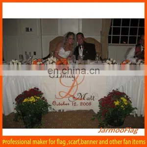 Customized Standard Wedding Table Cover thumbnail-1
