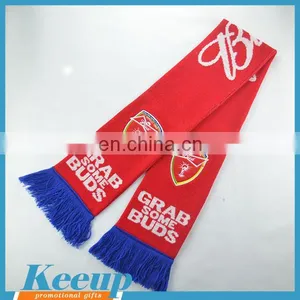 New Zealand Soccer Fans Embroidered Scarf for Promotional thumbnail-2