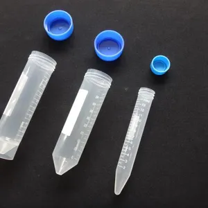 Plastic Soft Test Tube With Rubber Tube Cap, Injection Tube thumbnail-3