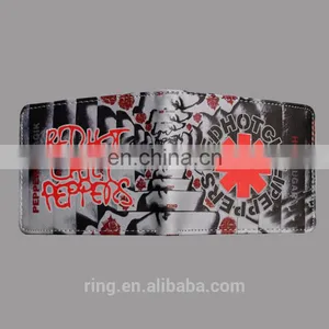 Red Hot Chili Peppers Purse Gift Teenager Card Holder Leather Short Wallet thumbnail-1