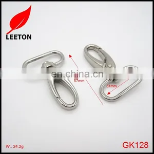 Factory Supply 30mm Shiny Silver Strong Snap Hook for Handbag thumbnail-5