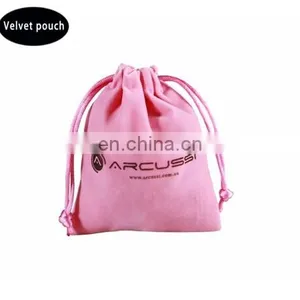 2017 Hot Custom Pink Velvet Pouch for Jewelry Supplier thumbnail-1