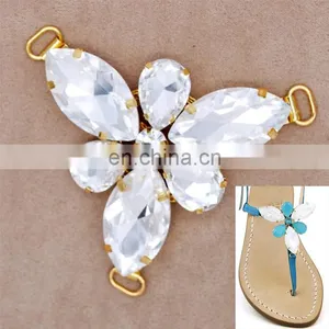 Wholesale Crystal Rhinestone Shoe Ornament Jewelry Shoe Decoration for Shoes thumbnail-1