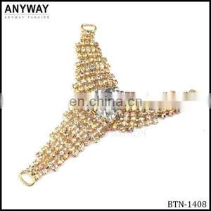 Gold Rhinestone Crystal Accessory Jewelry for Bags Shoes and Decoration Accessories thumbnail-1