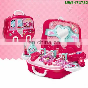 Role Play Jewelry Kit for Girls Toy Set Princess Suitcase Gift for Kids Children 3 Years Old thumbnail-3