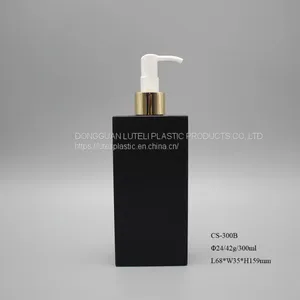 300ml Rectangle PETG Plastic Empty Cosmetic Bottle for Packaging Face Care Toner thumbnail-2