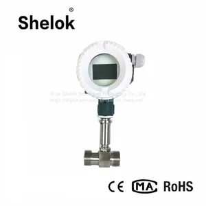 DN15 Mechanical Mini Chilled Water Liquid Caustic Turbine Flow Meter thumbnail-1
