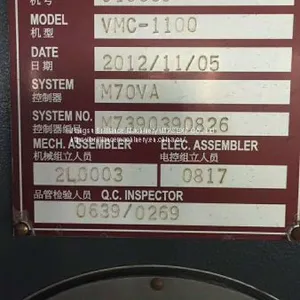 Taiwan Hartford VMC-1100 CNC Vertical Machining Center thumbnail-4