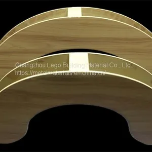 Curtain Wall Aluminum Square Pass Retro Customized Teahouse thumbnail-2