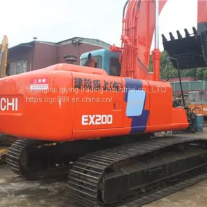 USED JAPAN BRAND HITACHI EX200 CRAWLER EXCAVATOR thumbnail-5