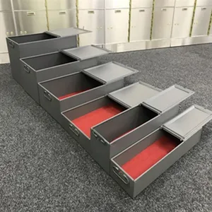 6UK 1010 6LOCKERS Door Safe Deposit Box for Valuables thumbnail-2