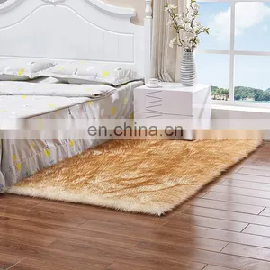 Wholesale Faux Fur Rug Sheepskin Long Hair Fur Carpet thumbnail-3