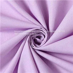 Polyester Cotton Fabric TC Solid Dyed Woven Shirting Fabric 45x45 110x76 Poplin Fabric Manufacturers Fabric Companies thumbnail-1