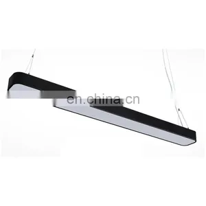 18w Ip65 Modern Design Aluminium Strip Led Office Ceiling Lamp for Supermarket thumbnail-2