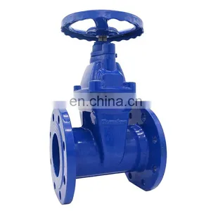 Bundor DIN F4 Ductile Iron Non Ring Steam Soft Seal 4 Inch 100mm Gate Valve thumbnail-1