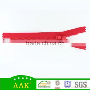 3# Auto Lock Zipper Close End Plastic Zipper Hanging Paint thumbnail-1