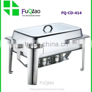 Low Price Stainless Steel Electric Buffet Chafing Dish With Handles thumbnail-1