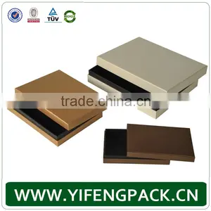 Custom Brown Kraft Paper Rigid Gift Box With Lid/ Lid and Base Gift Box/ Lid and Bottom Gift Boxes Wholesale thumbnail-3