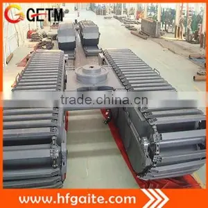Pontoons of Amphibious Excavator Supplied by China Factory With Side Pontoons Spuds Max 5m Working Depth thumbnail-2