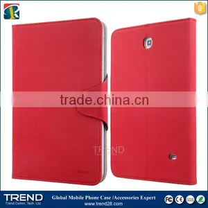 Express Snow Pattern Folding Leather Case for Samsung Tab 4 thumbnail-3
