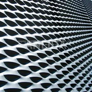 Aluminium Diamond Mesh Aluminum Metal Mesh Decorative Aluminum Mesh Supply thumbnail-2